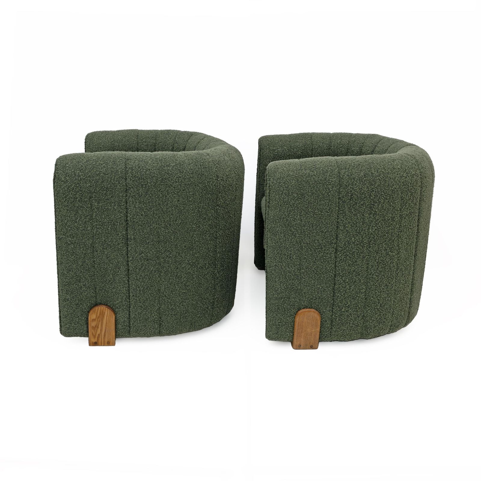 Pair Of Italian Design Bouclè Armchairs photo vintage