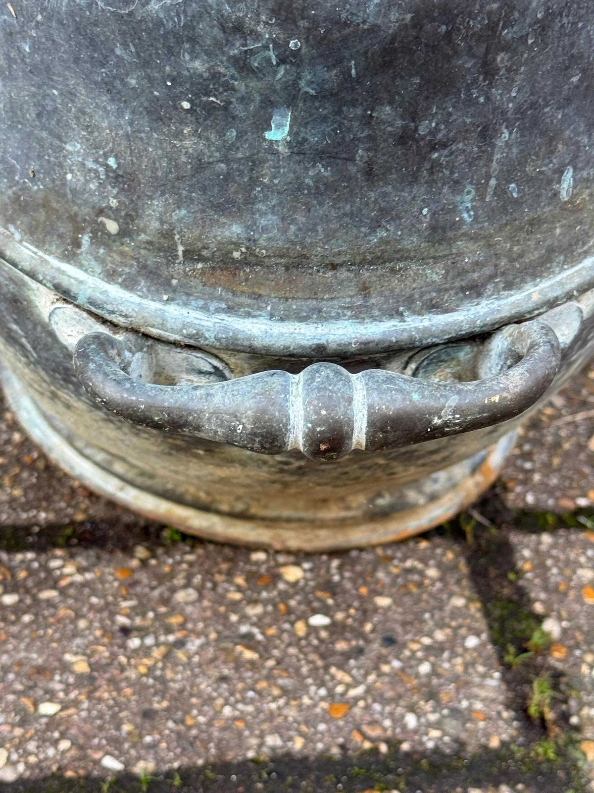 Home Fixtures Antique Victorian Copper And Brass Coal Scuttle – 19th Century English Fireside Log Holder, Antique Coal Bucket, Vintage Planter photo