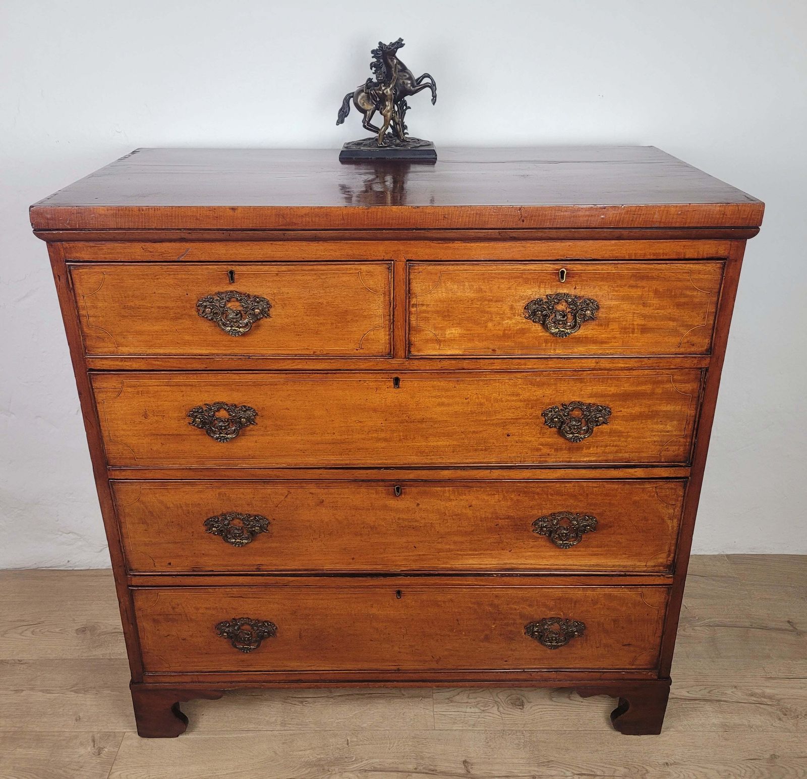 Regency Chest Of Drawers 1800s Two Over Three Chest English photo for sale