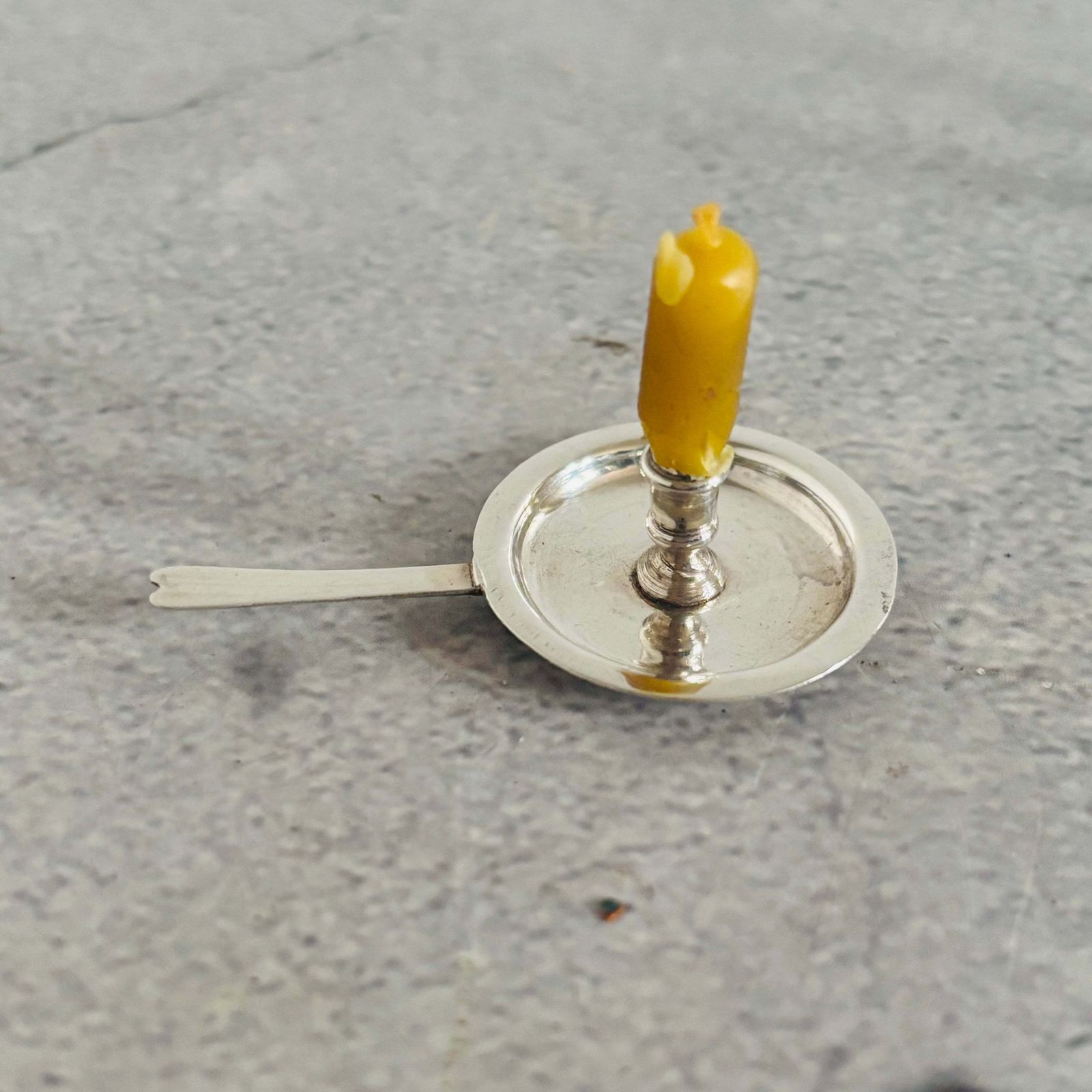 Home Decor Vintage Silver Miniature Chambersick photo