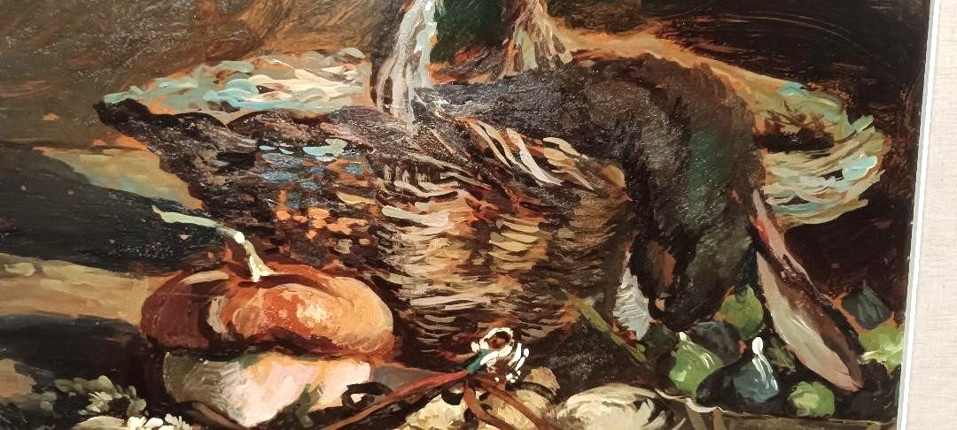 Dipinto Natura Morta Olio Su Faesite Luigi Calamandrei ( 1930 ) photo vinterior
