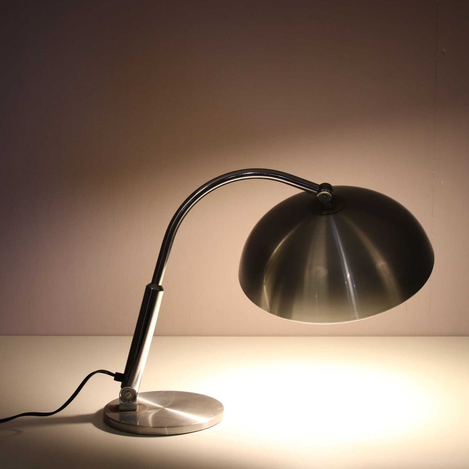 1950s Bauhaus Style Desk Lamp By H. Busquet For Hala, Netherlands photo furniture