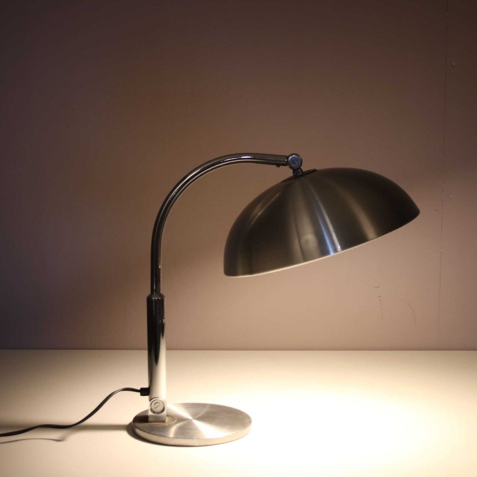 photo buy 1950s Bauhaus Style Desk Lamp By H. Busquet For Hala, Netherlands