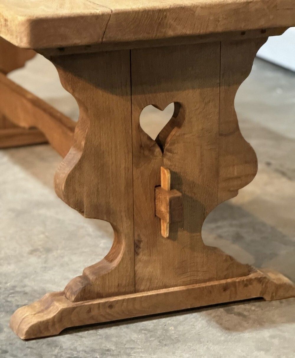French Oak Farmhouse Dining Table photo 1695.0