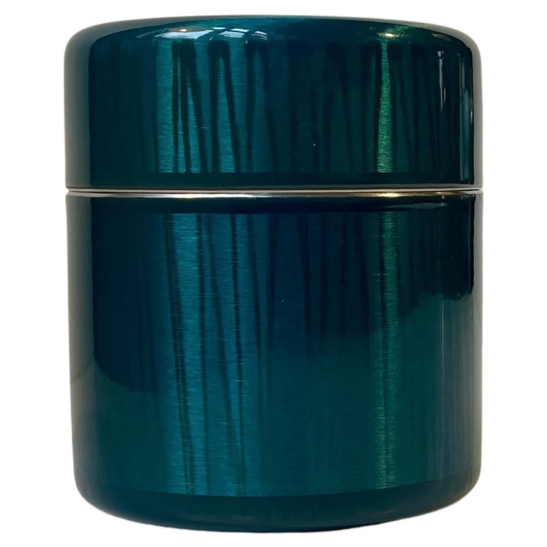 Vintage Cigarette Dispenser   Ashtray In Green Enamel By Grete Prytz Kittelsen