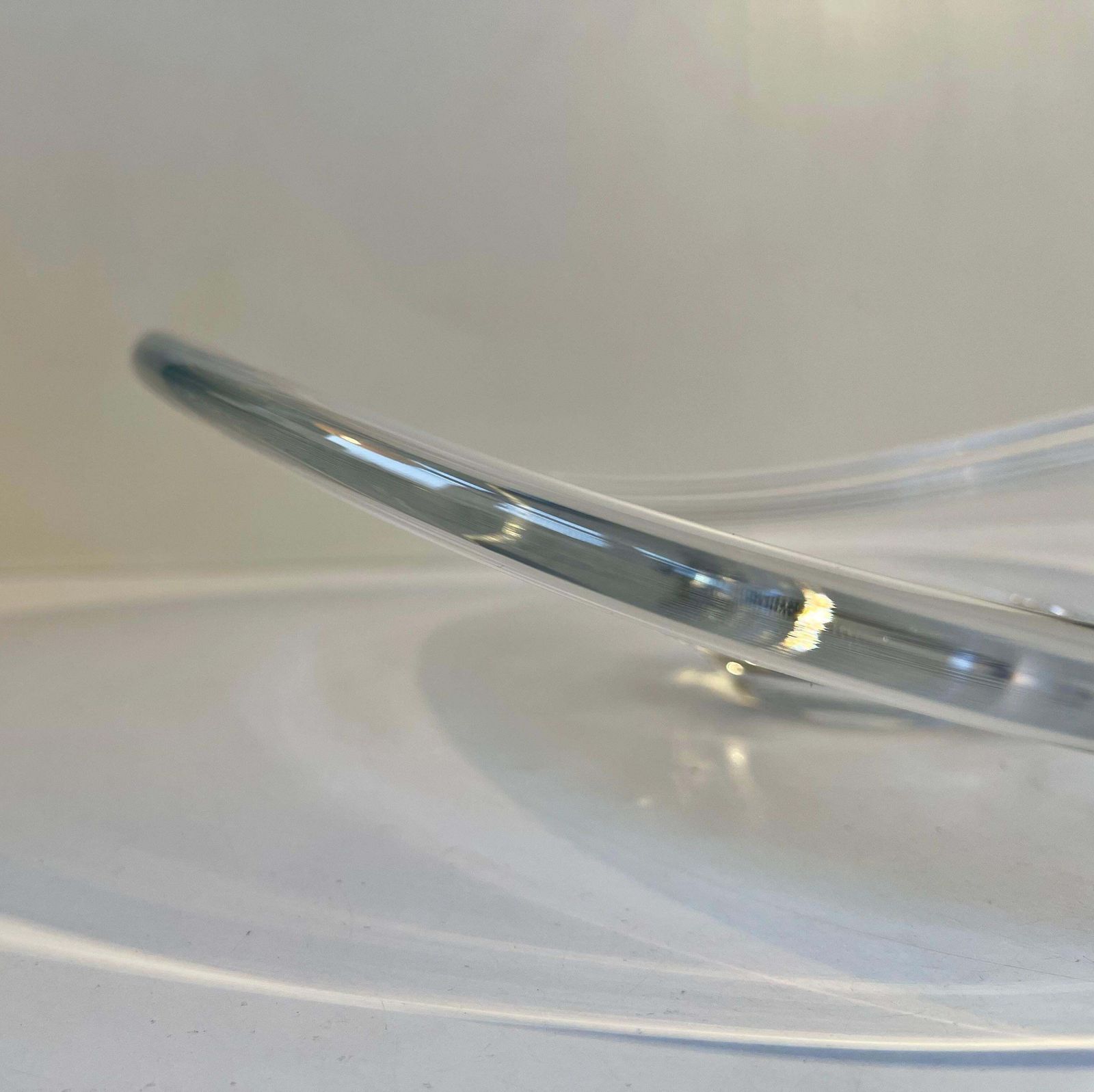 Freeform Centerpiece Glass Bowl By Per Lütken For Holmegaard, 1960s photo Home Decor