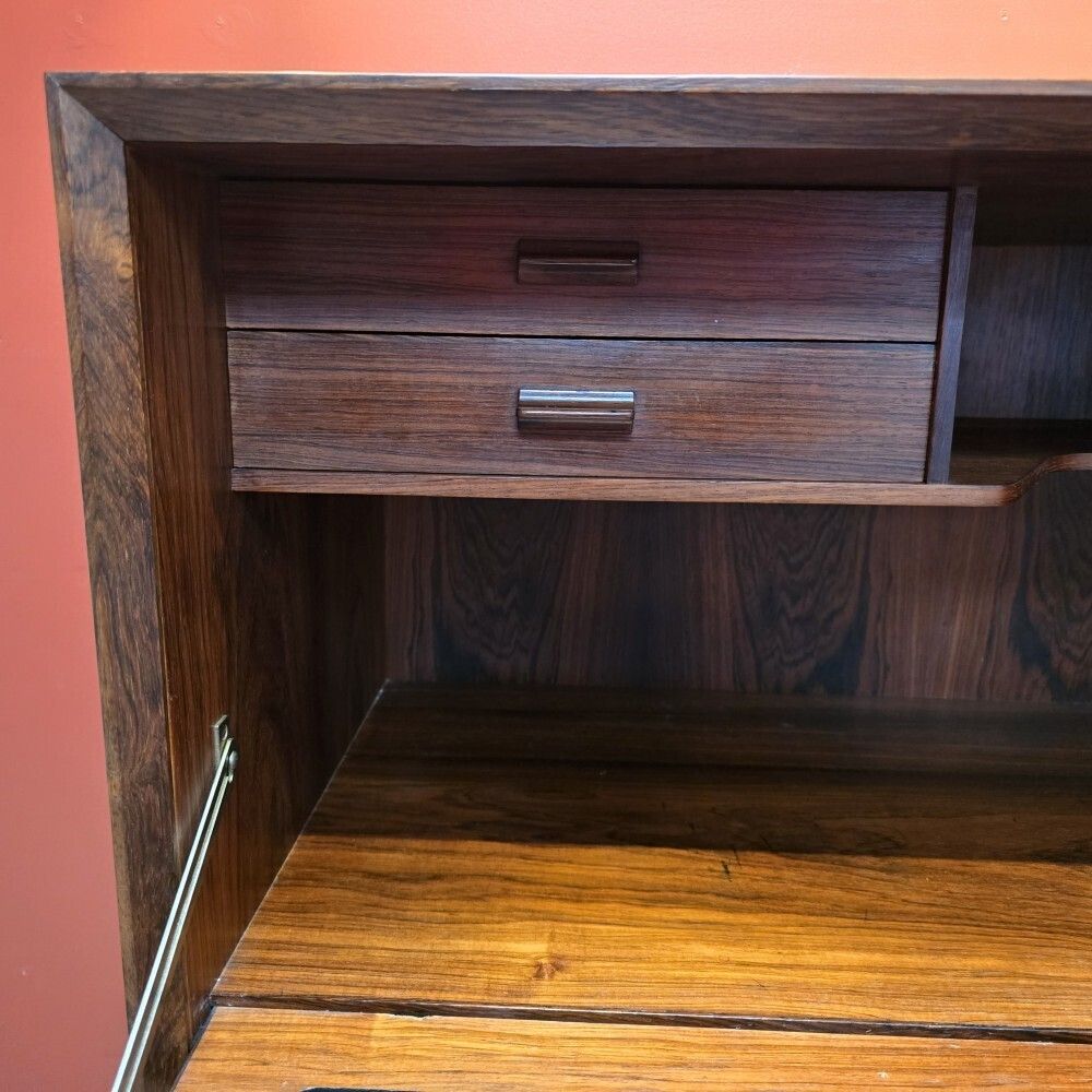 1960's Brenderup Danish Rosewood Bureau photo for sale