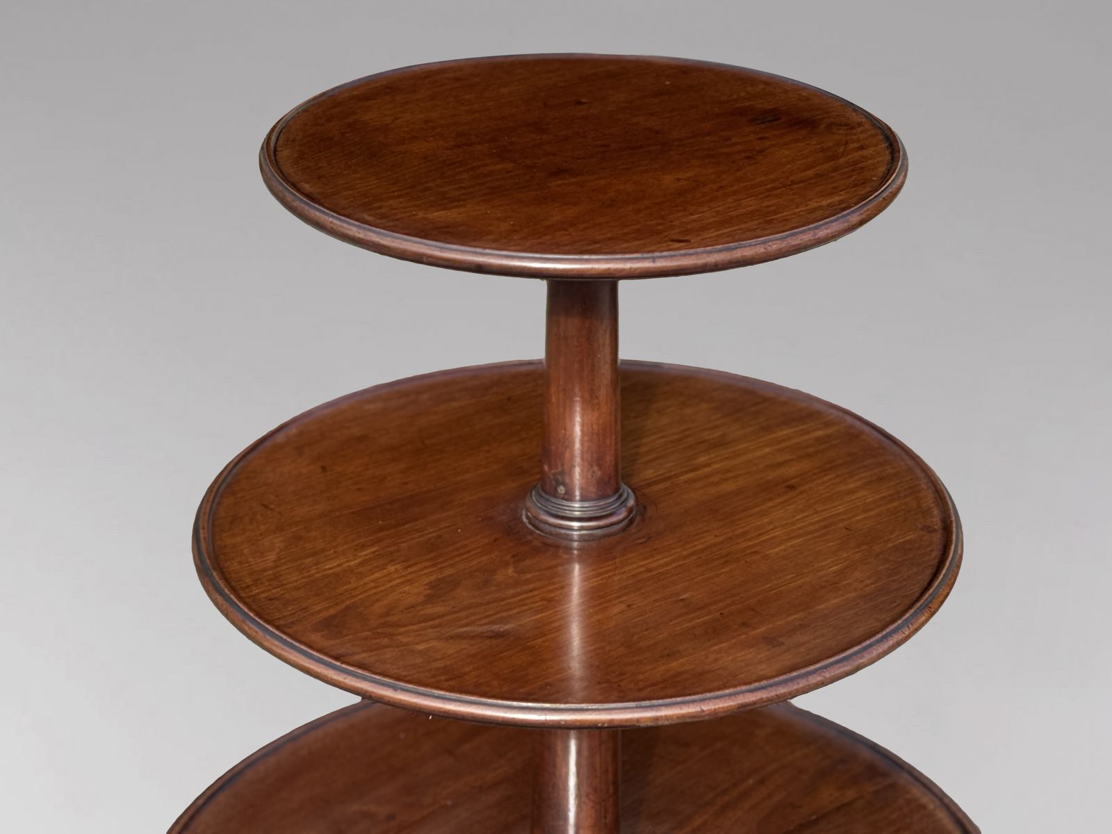 18th Century George III Period Mahogany 3 Tier Dumb Waiter photo furniture
