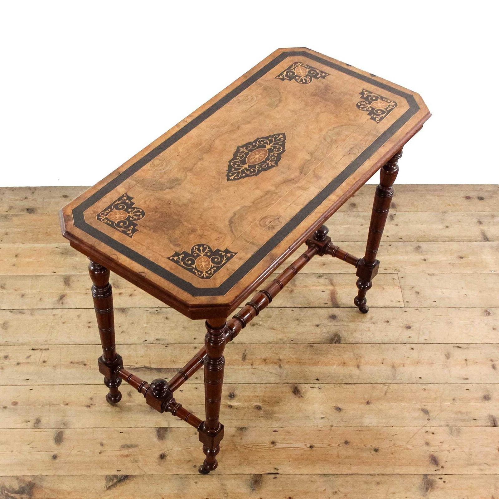Antique Walnut Centre Table | Antique Furniture | Edwardian Antiques | Centre Table | Tables (M 6416) photo vinterior