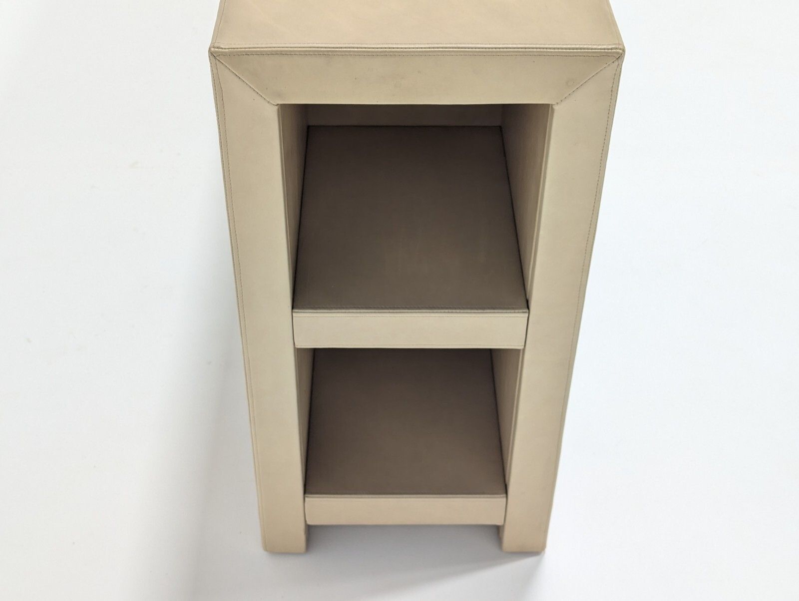 photo for sale Luxury Designer Tv Unit Wall Divider Fair Condition Cream Leather Save £££