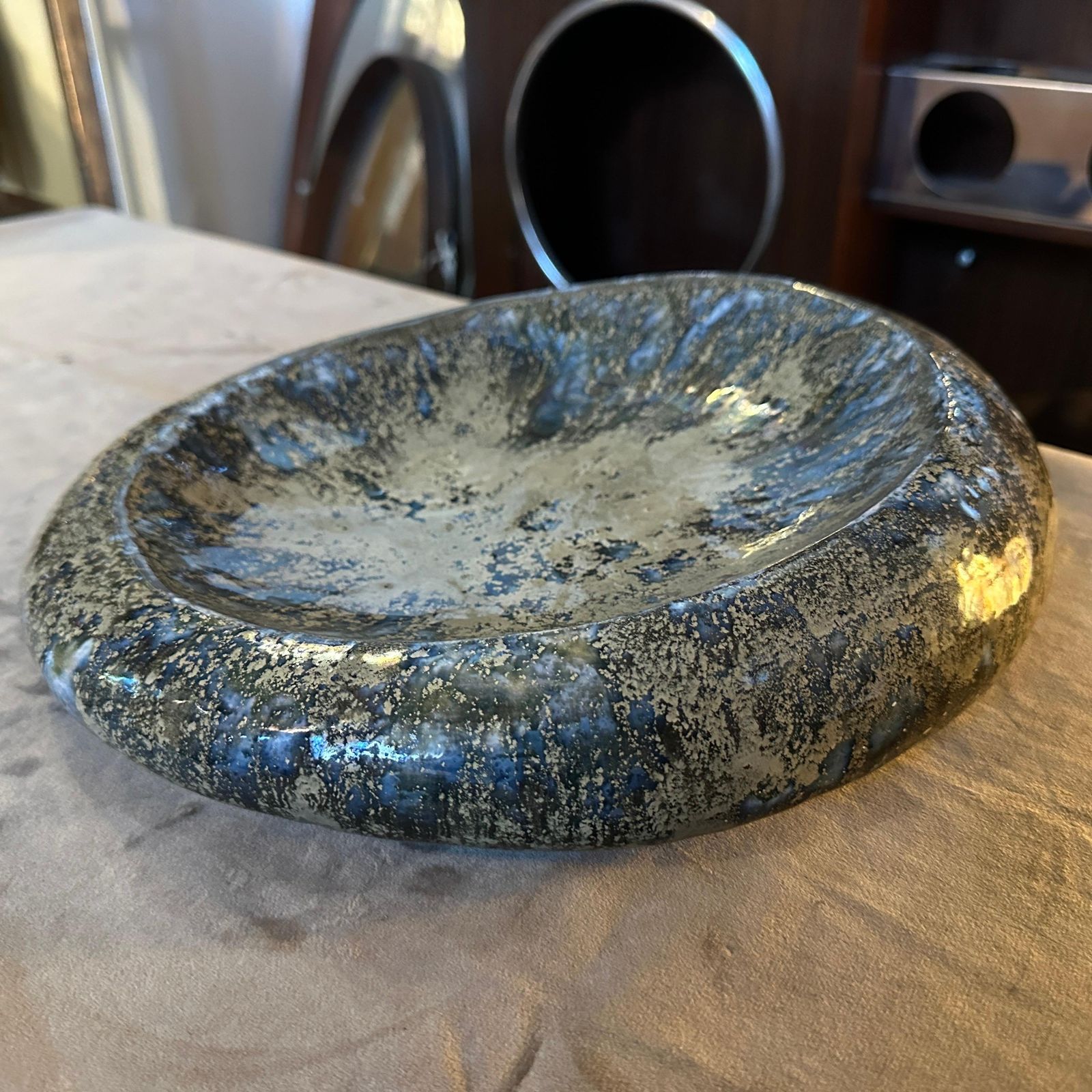 1971 Organic Modern Ceramic Centerpiece By Arnaldo Miniati photo furniture