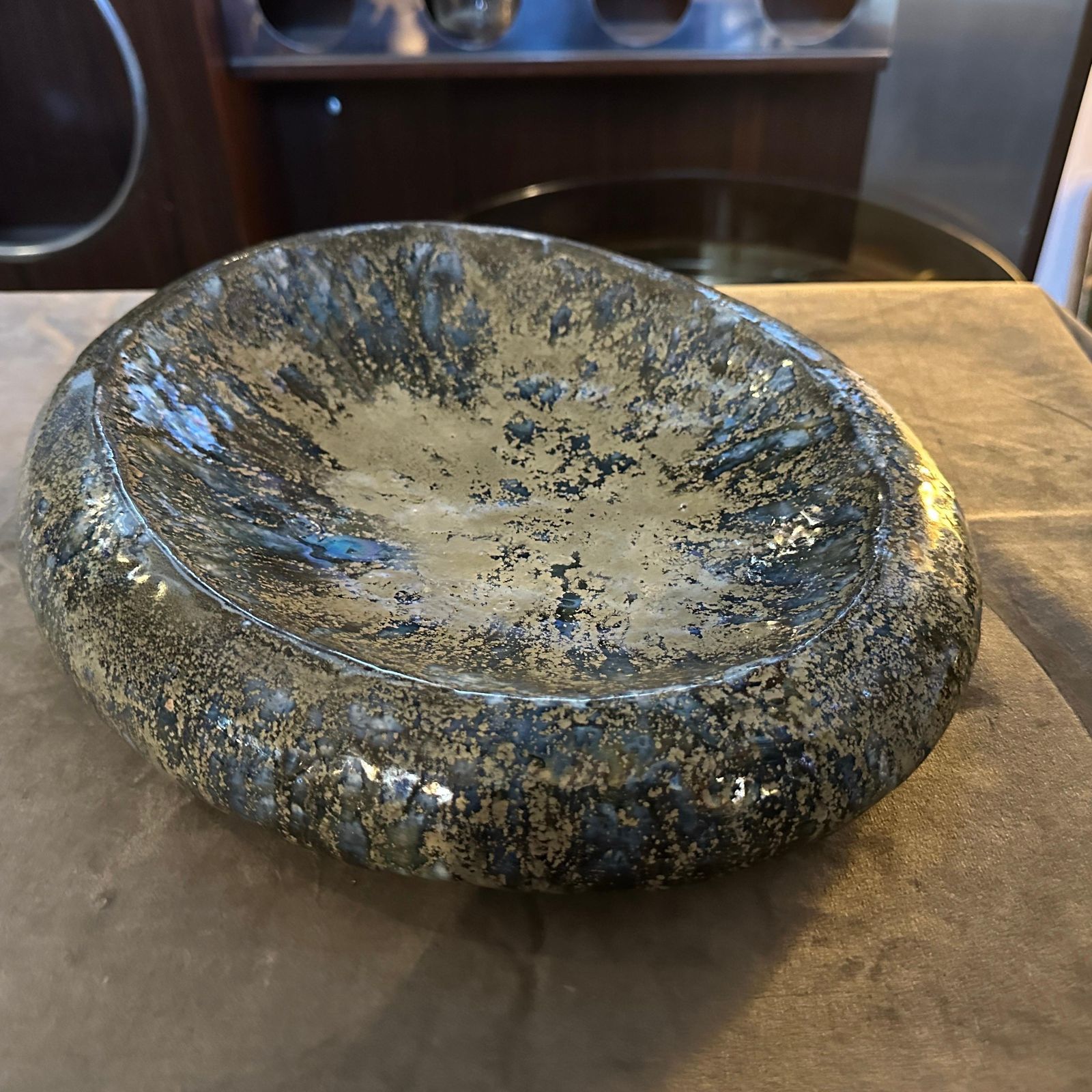 photo buy 1971 Organic Modern Ceramic Centerpiece By Arnaldo Miniati
