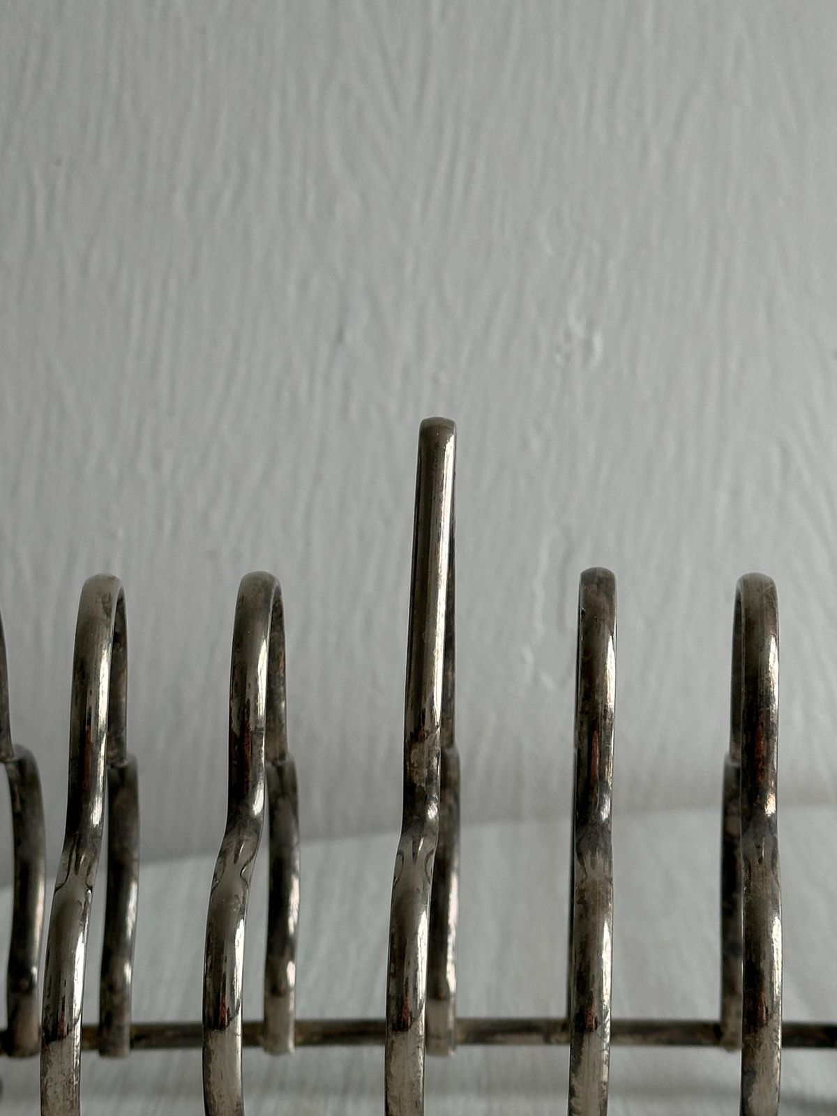 Silver Metal Toast Rack In The Létang Remy Style, Vintage Design, Chic Table Decoration, French Manufacturing, Metal Tableware, Stainless Steel photo for sale
