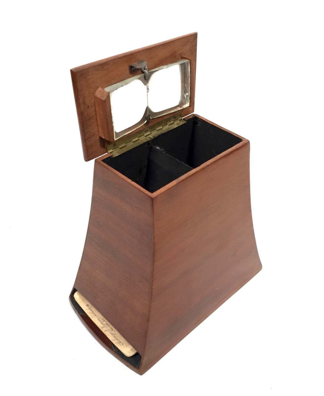 Antique French 1900s Handheld Tabletop Stereoviewer / Stereoscope For Cards photo 239.0