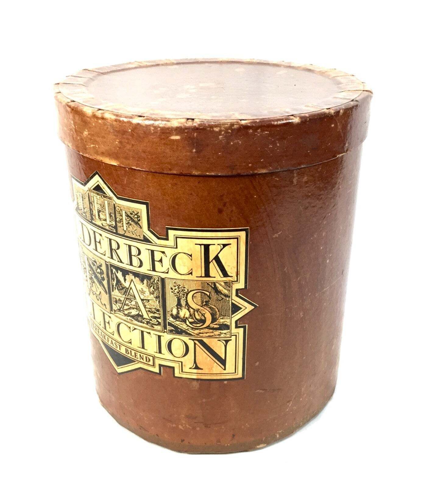Antique Advertising Shop Cafe Display Wilderbeck Breakfast Tea Caddy Box C.1920 photo Home Decor
