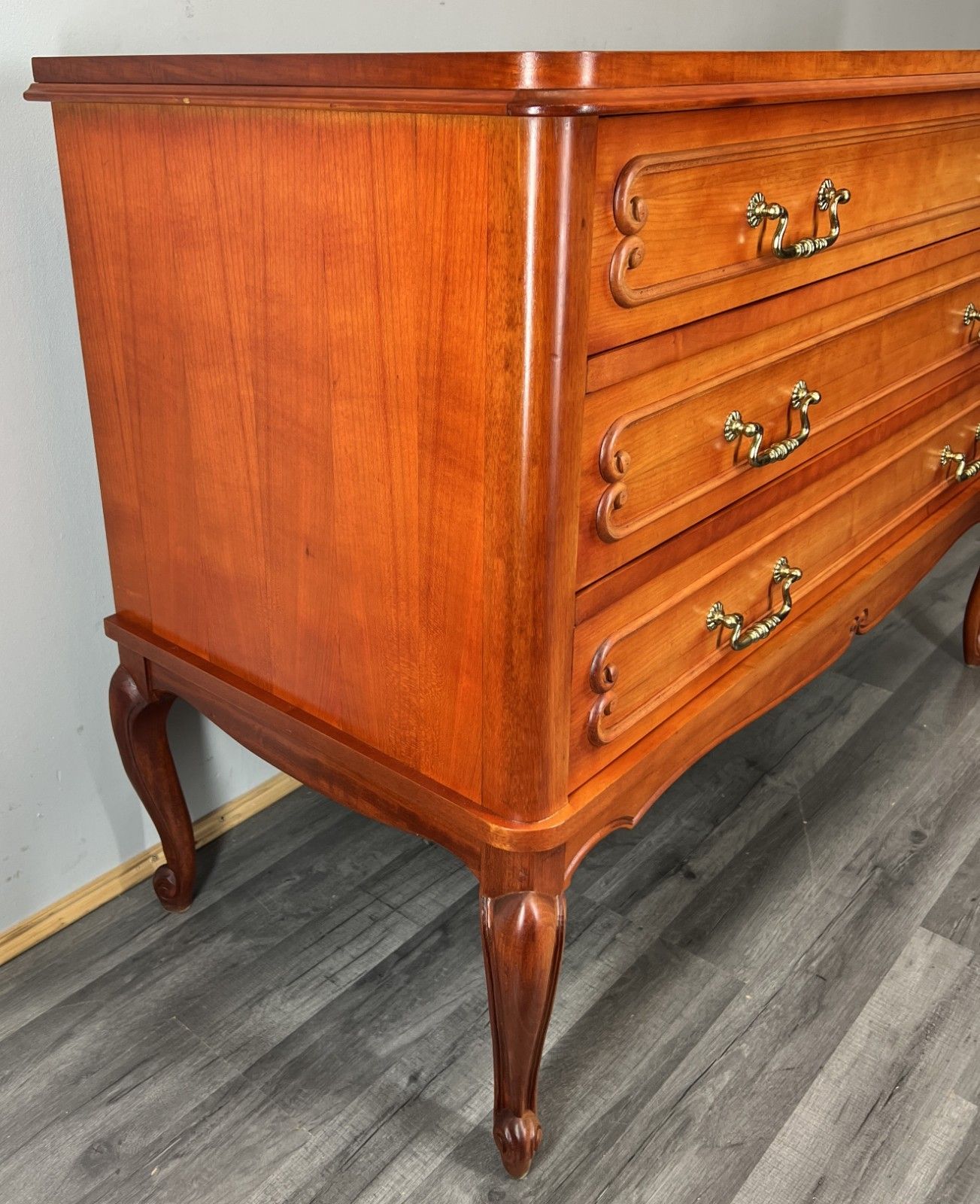 Chest Of Drawers Vintage French Louis XVI Style Carved Cabinet Lot 4322 photo vinterior