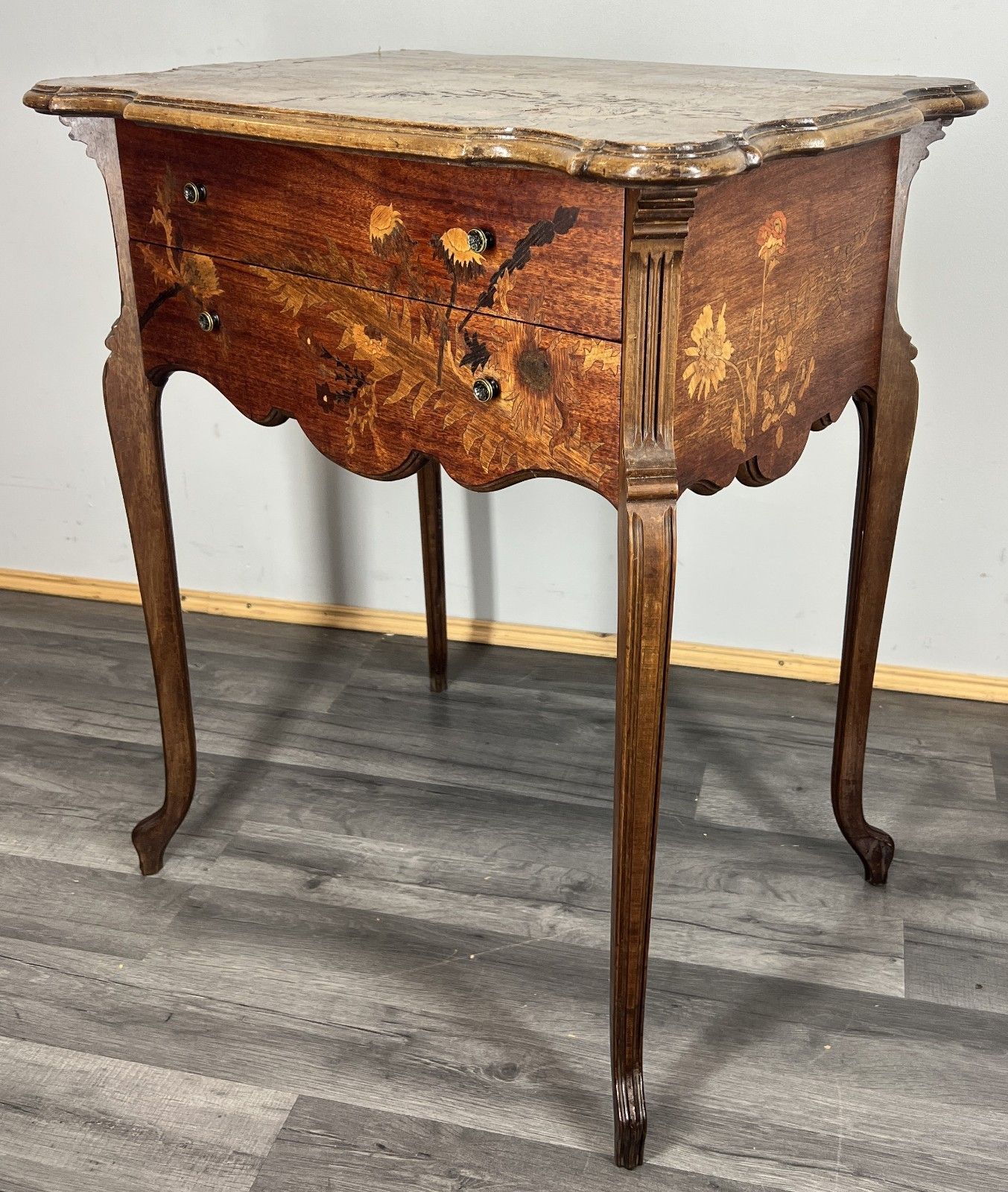 Cabinet Vintage French Louis XVI Style Oak Sideboard Carved Cupboard Lot 4290 photo furniture