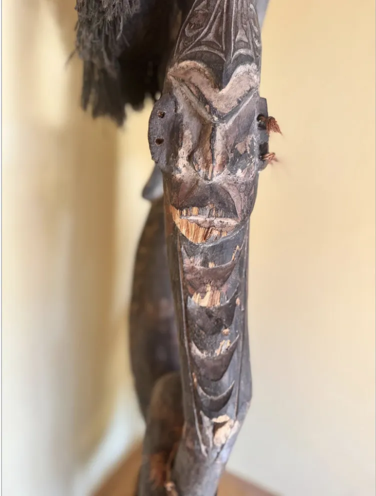 photo furniture Monumental Papua New Guinea Spirit Figure, Mid 20th Century