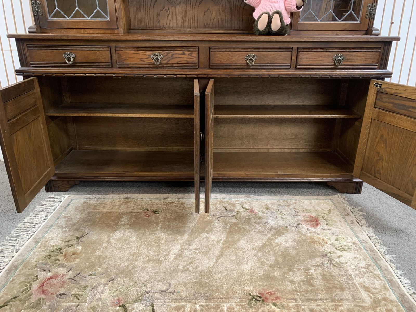 Old Charm Sovereign Dresser Sideboard With A Light Oak Finish. photo vinterior