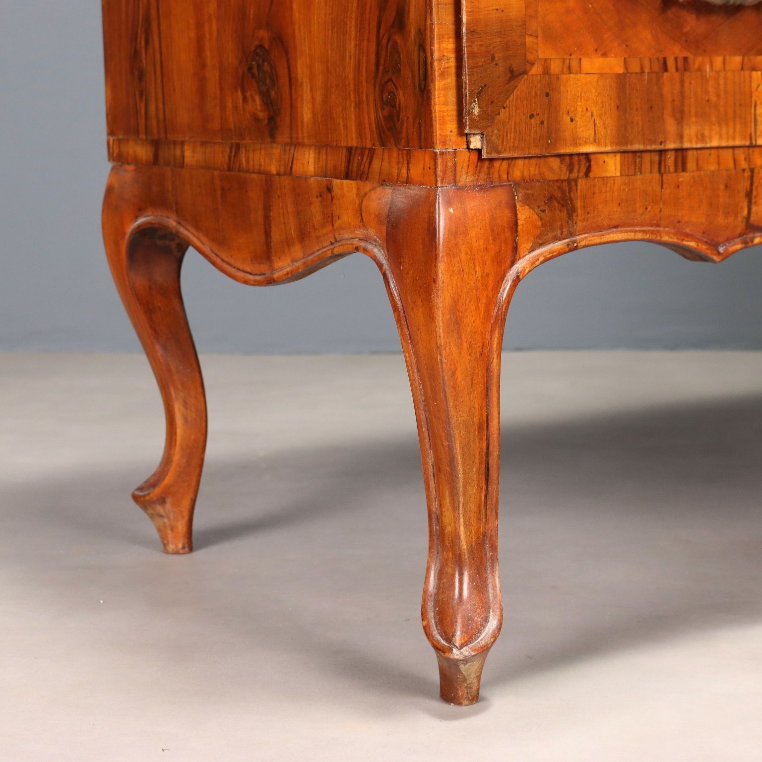 photo furniture Antique Chest Of Drawers Baroque Walnut 2 Drawers XX Century