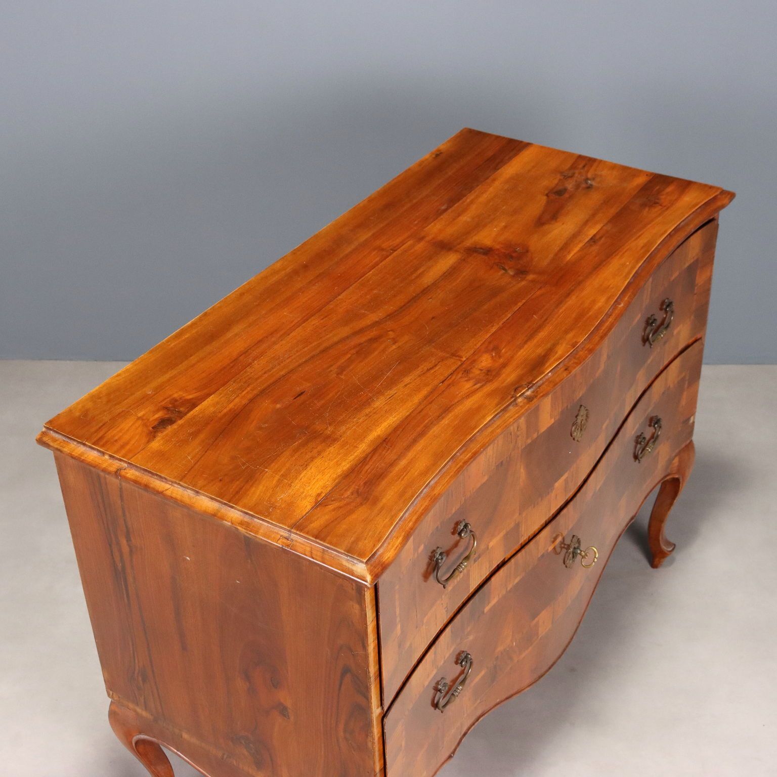 photo for sale Antique Chest Of Drawers Baroque Walnut 2 Drawers XX Century