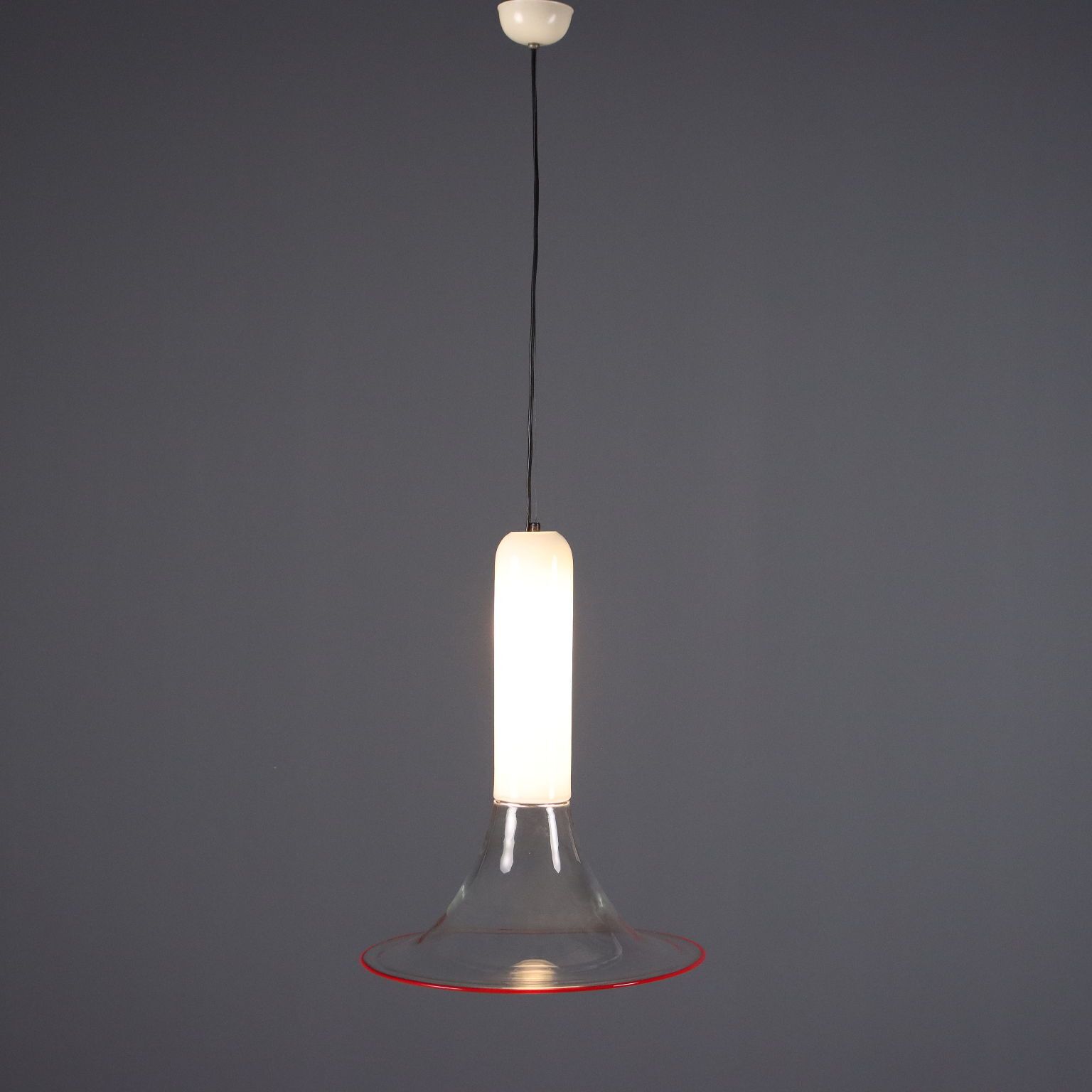 Leucos Samanta Lamp Vintage Design Roberto Pamio Murano Glass 1970s