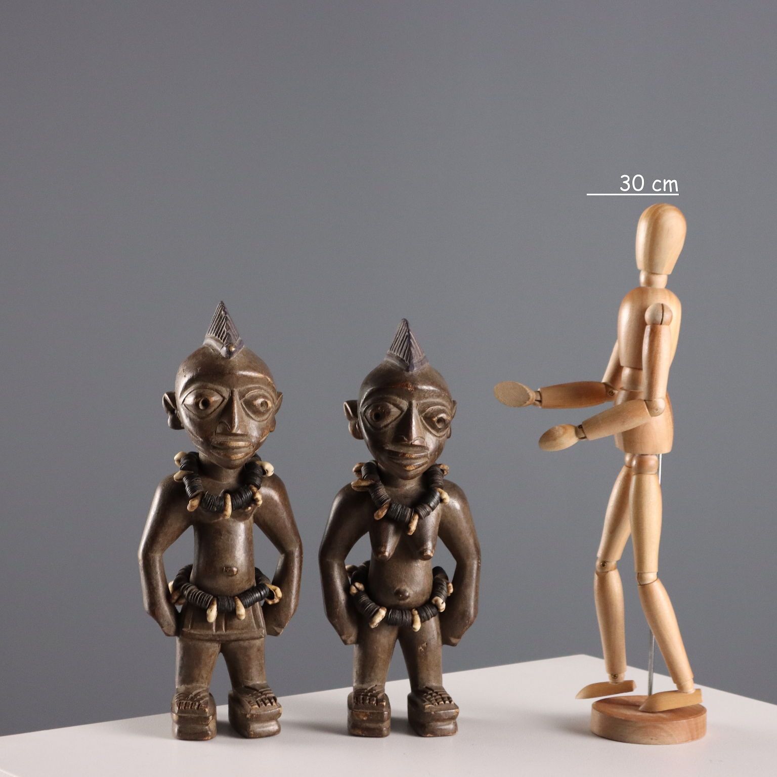 Ibediji Twins Wood Youruba Art Nigeria Third Quarter XX Century photo furniture