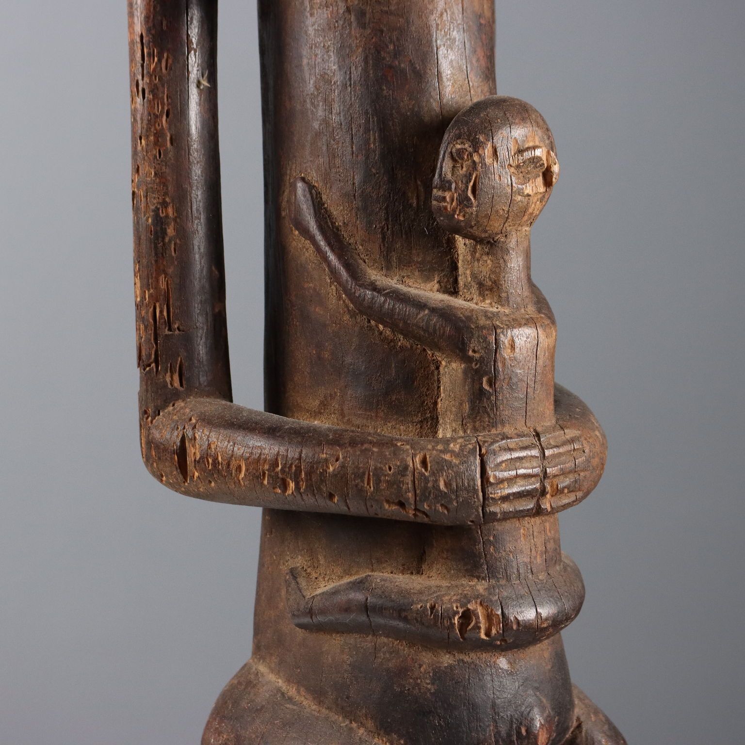 Wooden Bamana Sculpture Motherhood Mali Africa XX Century photo 2510.0