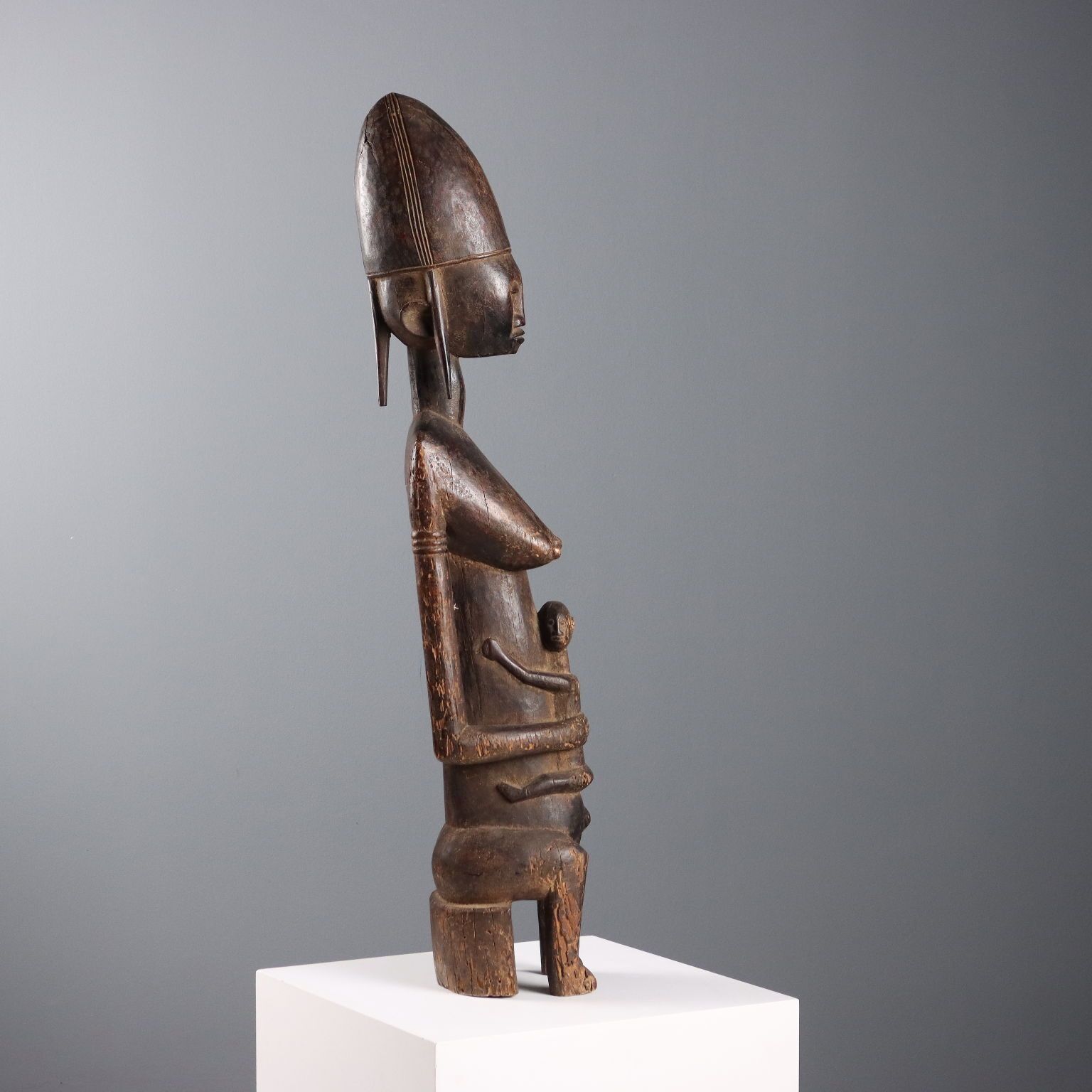 Wooden Bamana Sculpture Motherhood Mali Africa XX Century photo buy
