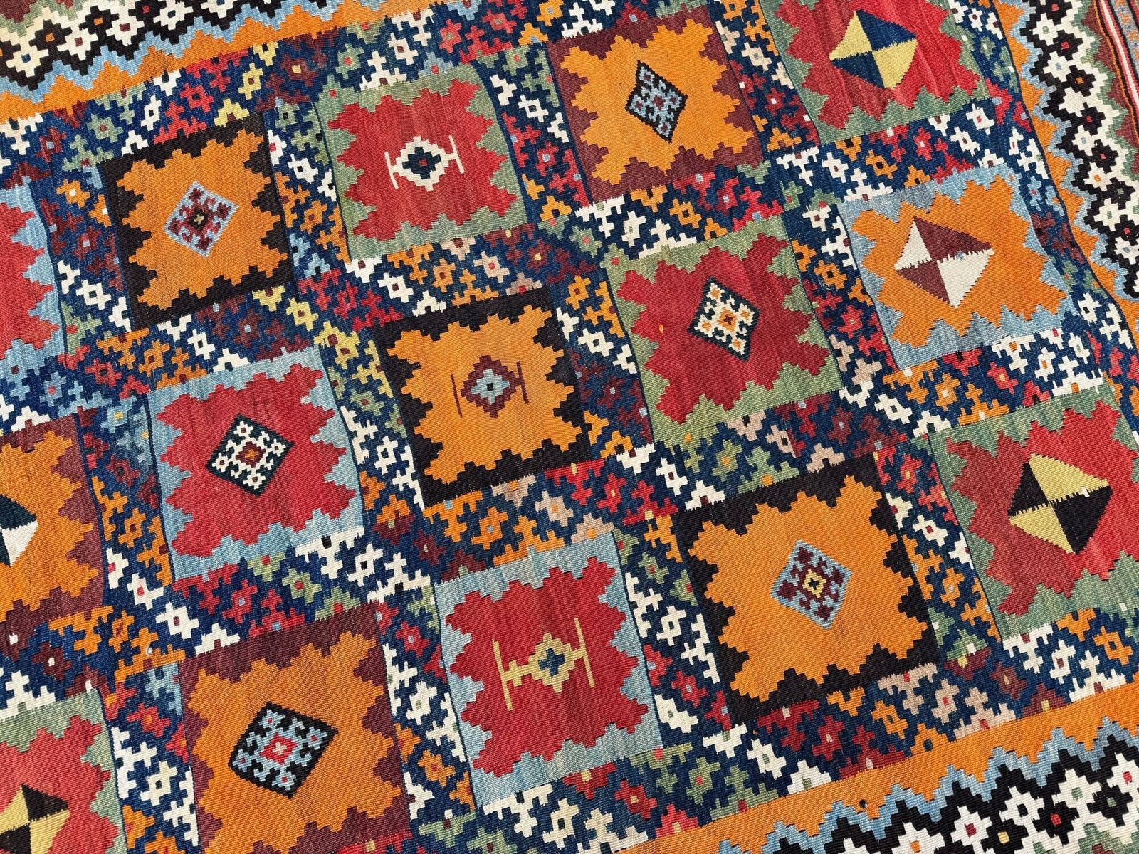 Antique Qashqai Kilim 2.30m X 1.59m photo vinterior