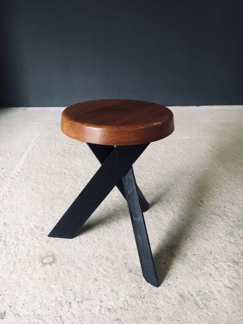 Modernistisch Design S31 Kruk Van Pierre Chapo, Jaren 1970, Frankrijk photo 2200.0