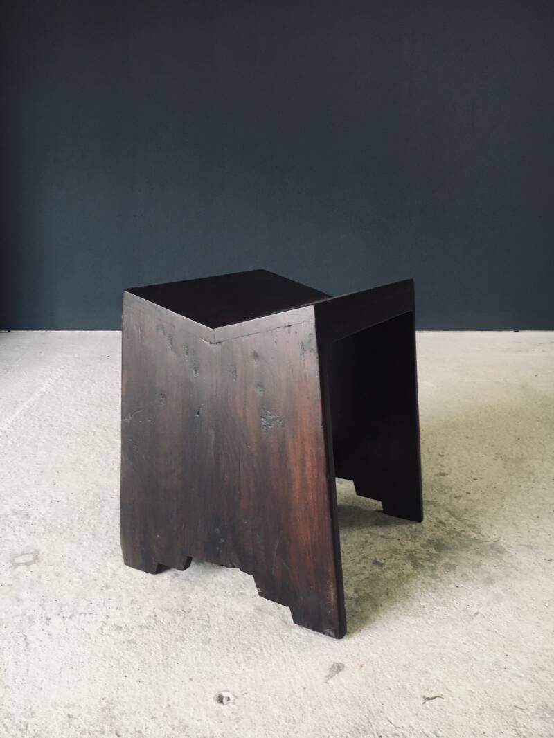 photo buy Modernist Design Pj Si 68 A Sewing Stool Set By Pierre Jeanneret For Chandigarh, 1950's India