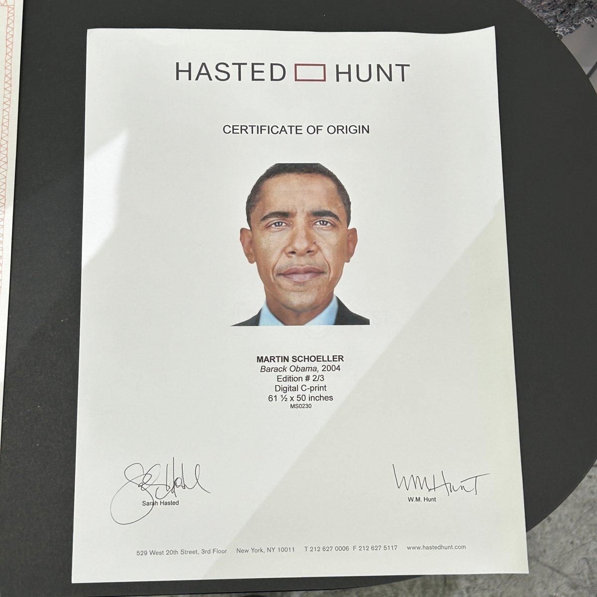 Obama By Martin Schoeller, 21st Century photo furniture