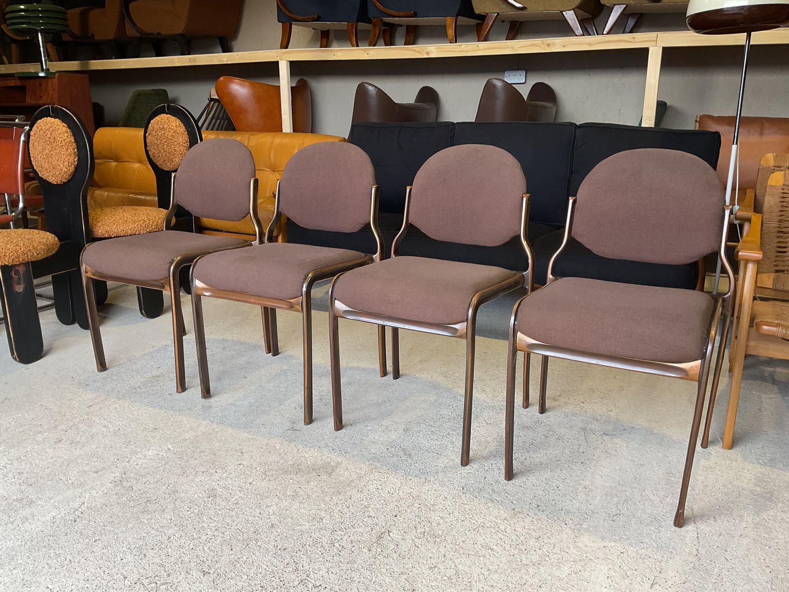 2585.0 Rudolf Szedleczky Chairs Created For The Hilton Hotel Of Budapest Art Deco Style photo