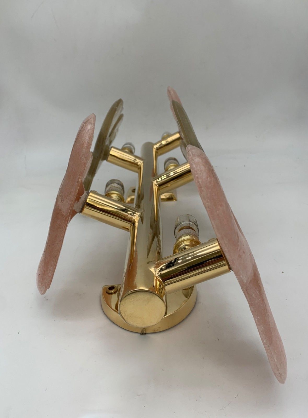 Wall Lamp, Pair Of Seguso Glasses Applique Art photo buy
