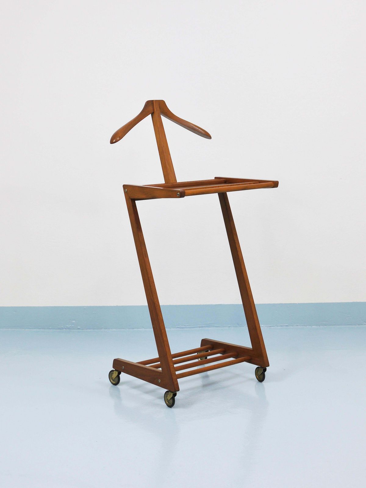 Mid Century Zigzag Clothing Valet Dressing Stand By Opal, Germany, 1950s photo for sale