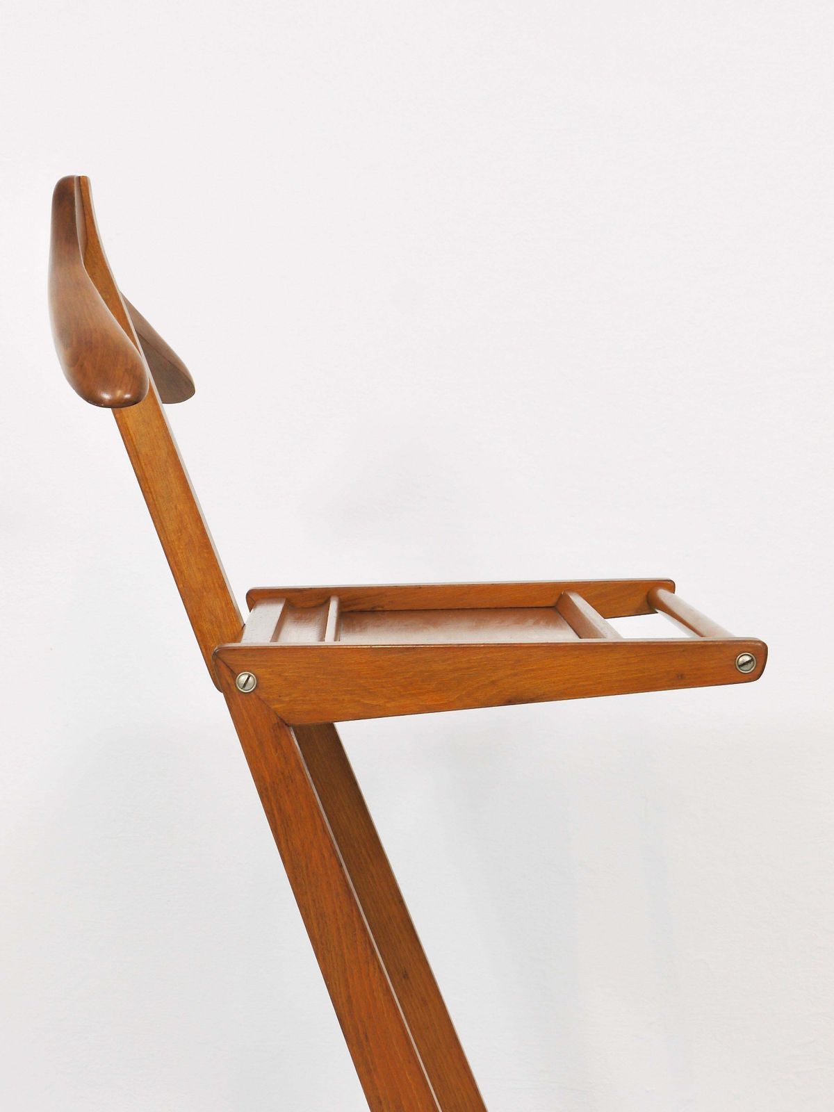924.0 Mid Century Zigzag Clothing Valet Dressing Stand By Opal, Germany, 1950s photo