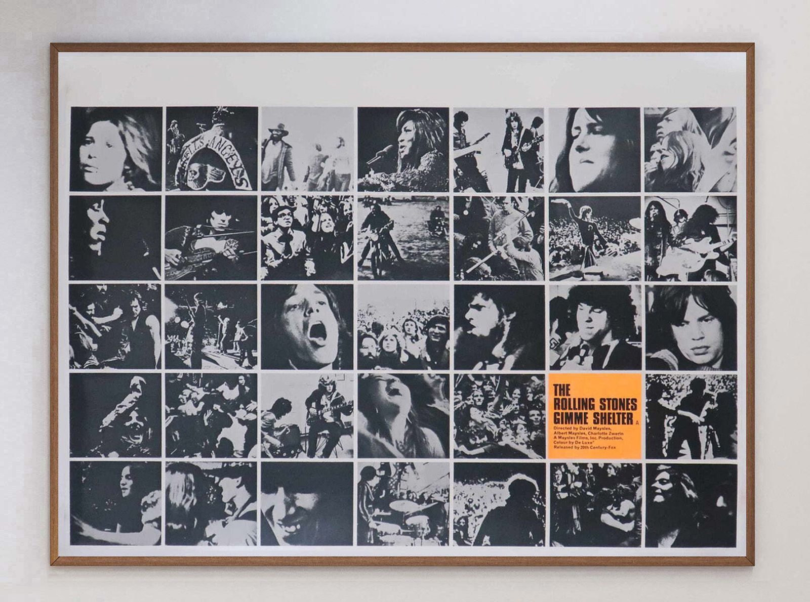 Rolling Stones   Gimme Shelter Original Vintage Poster photo 1994.0