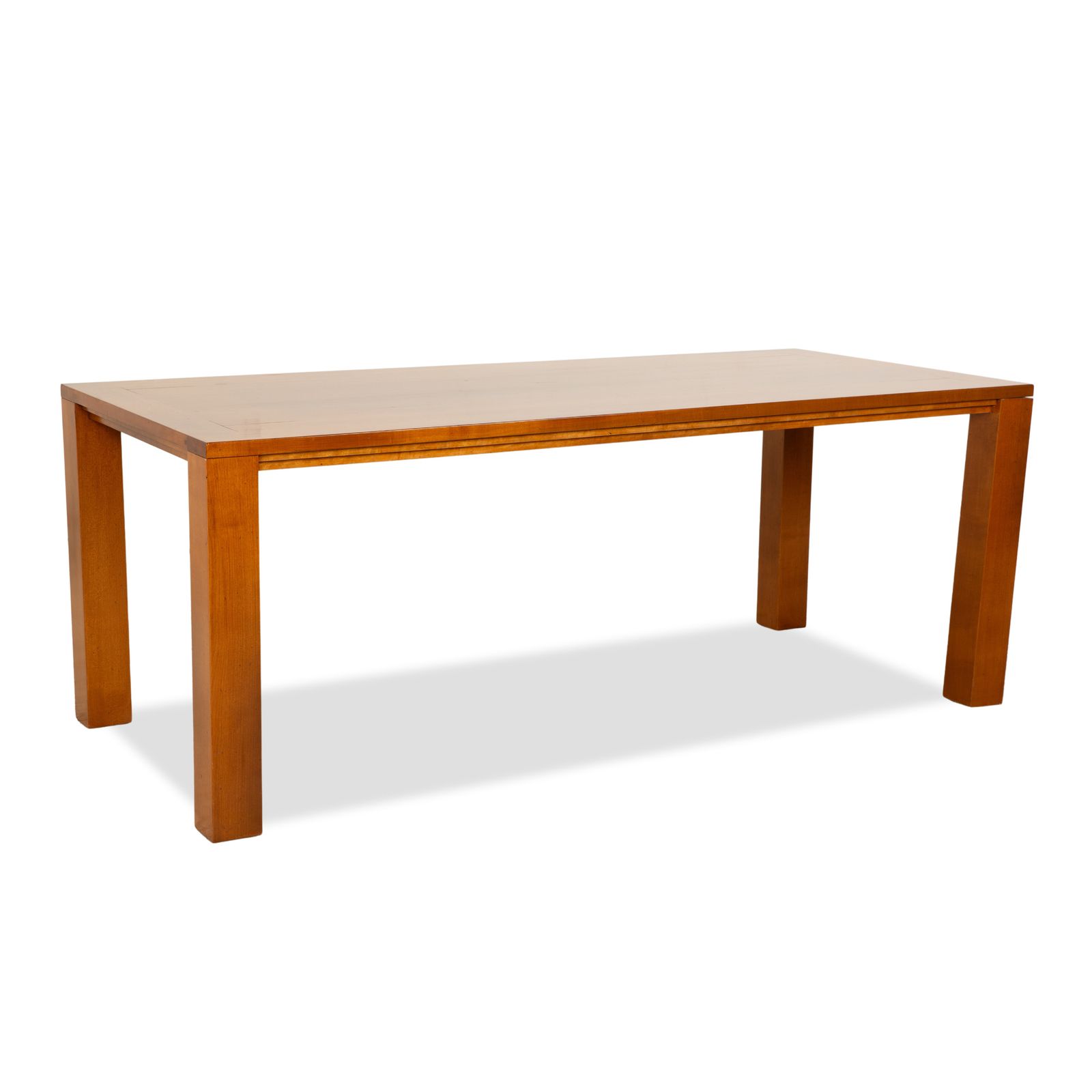 Table à manger Lando Ora Blu en bois brun, fonction manuelle 200/250 x 89 cm photo for sale