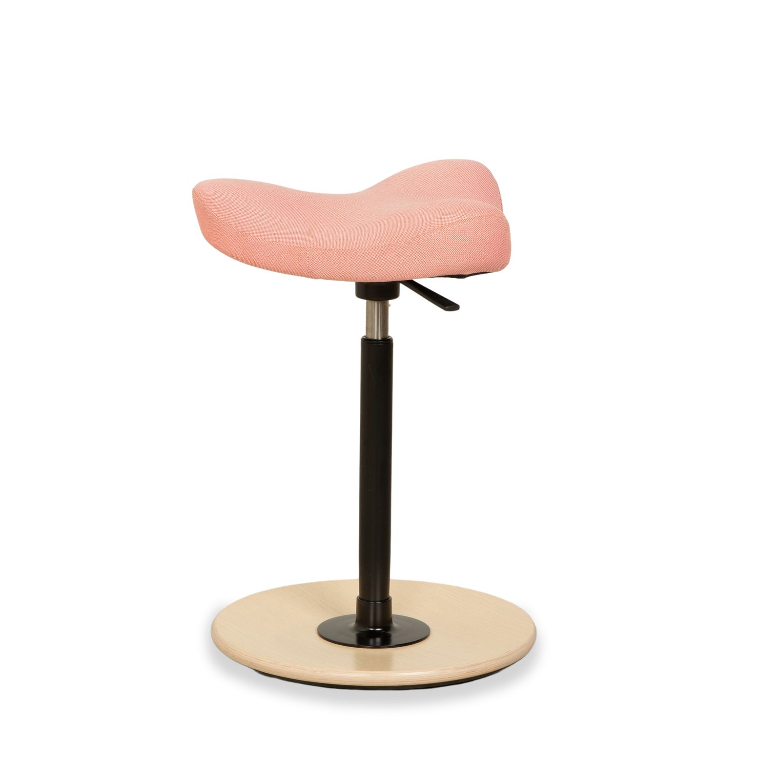 Varier Move Sit Stand Stool Pink Coral Revive 524 Base Natural Brown Wood Ash By Per øie