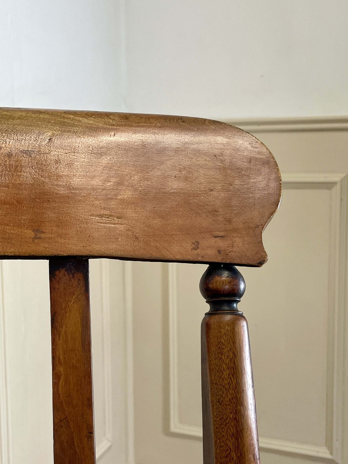 photo buy Antique Victorian Farmhouse Lathe Back Arm Chair