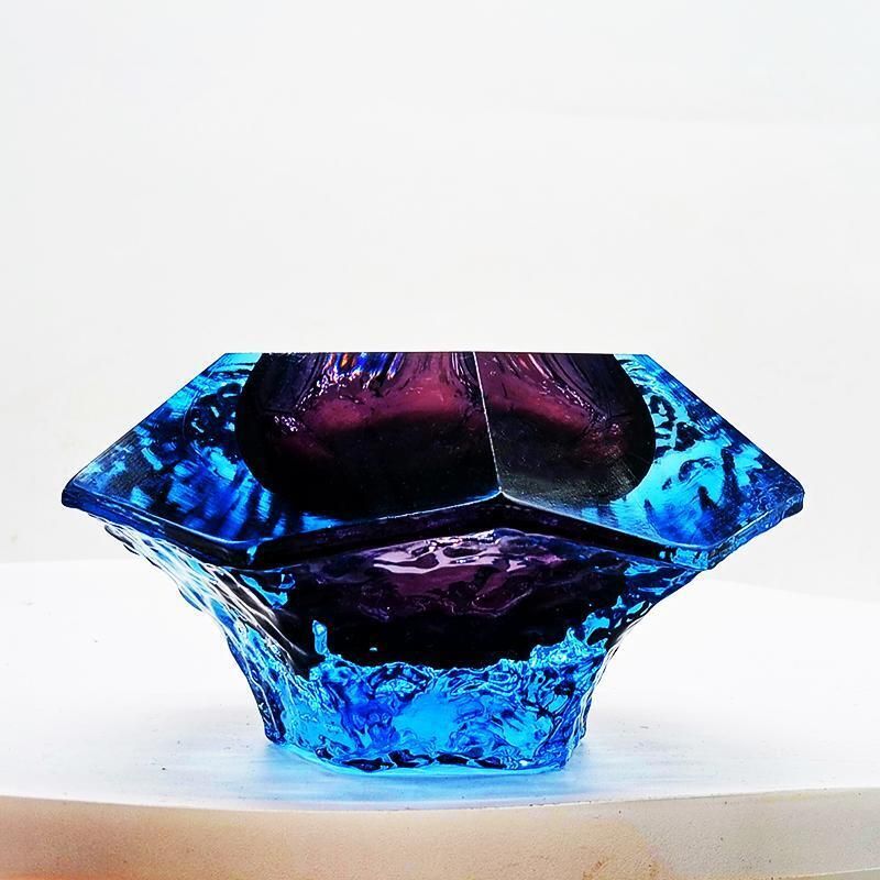 1960s Stunning Ashtray Or Catch All In Murano Glass By Flavio Poli For Seguso. Made In Italy. photo furniture
