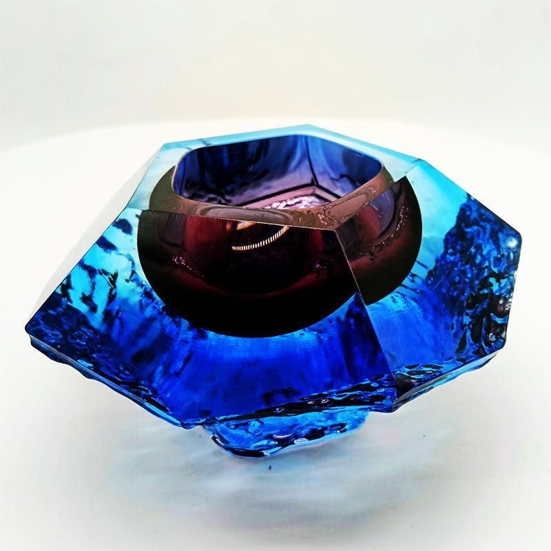 1960s Stunning Ashtray Or Catch All In Murano Glass By Flavio Poli For Seguso. Made In Italy. photo Home Decor