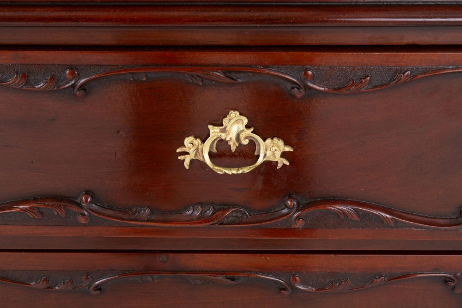 Chippendale Linen Press Mahogany Wardrobe Cabinet 1860 photo buy