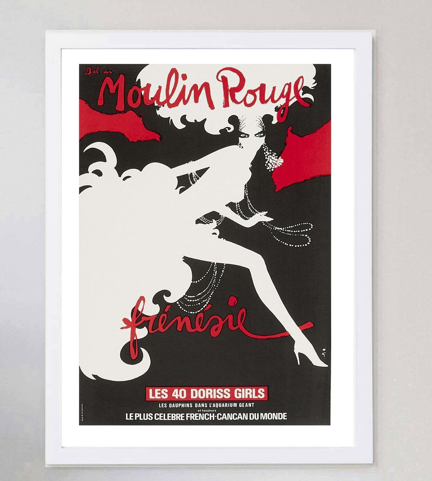 Moulin Rouge, 1970s, Original Vintage Poster photo for sale