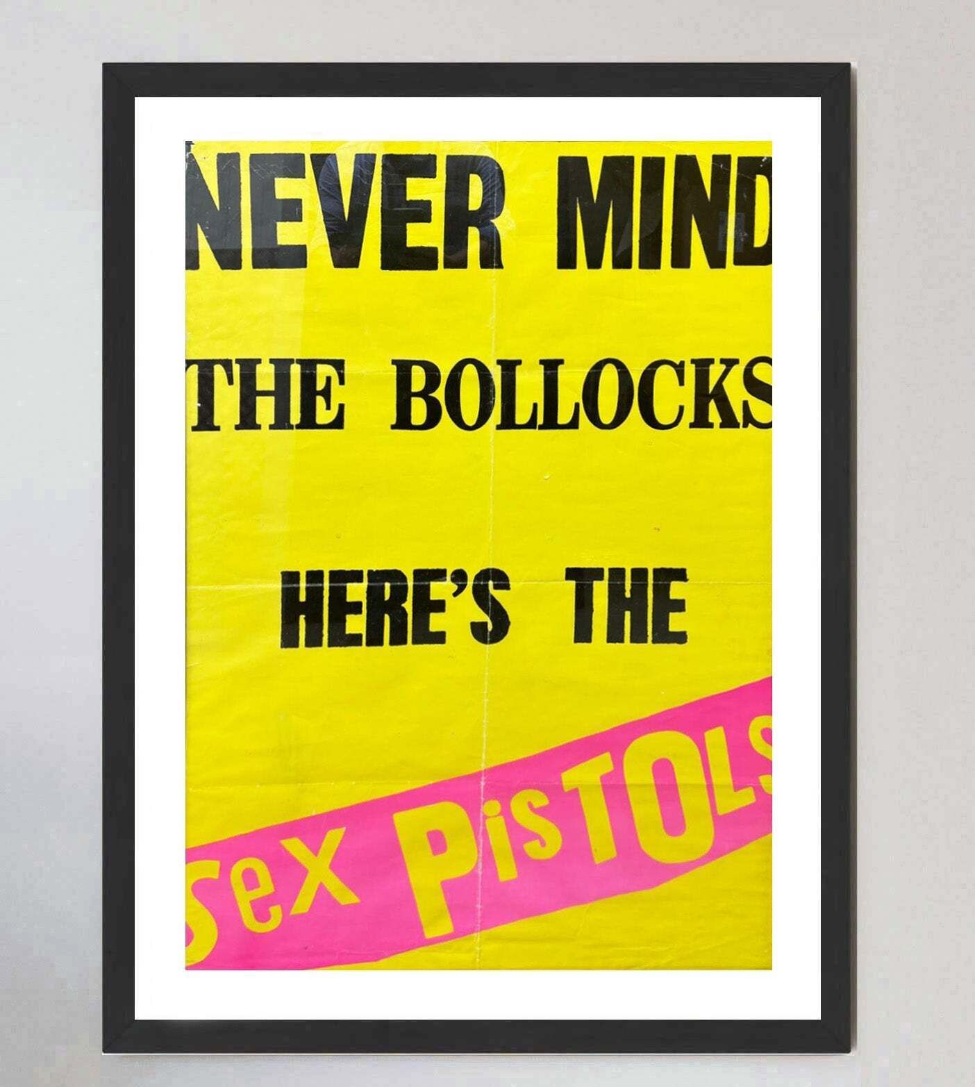 Sex Pistols   Never Mind The Bollocks Original Vintage Poster photo furniture