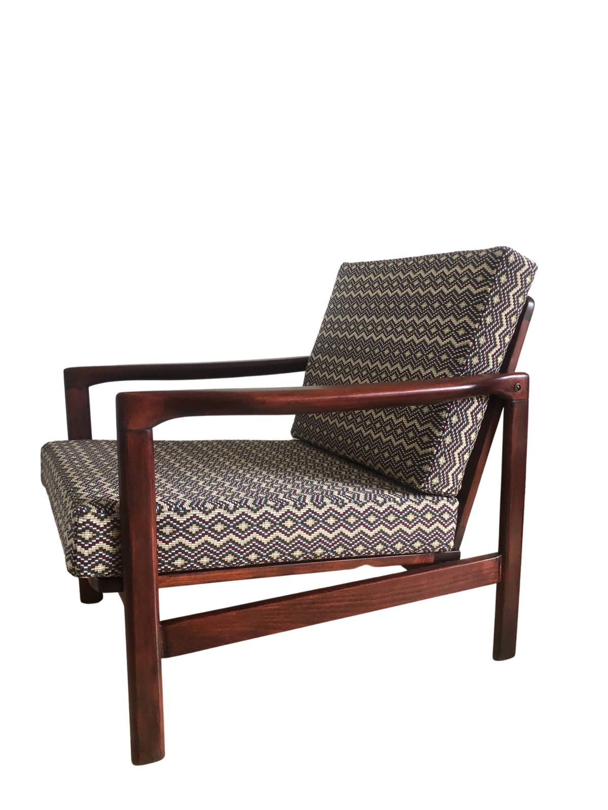 Set Of Two Armchairs By Zenon Bączyk, Gaston Y Daniela Upholstery, Europe, 1960s photo vinterior