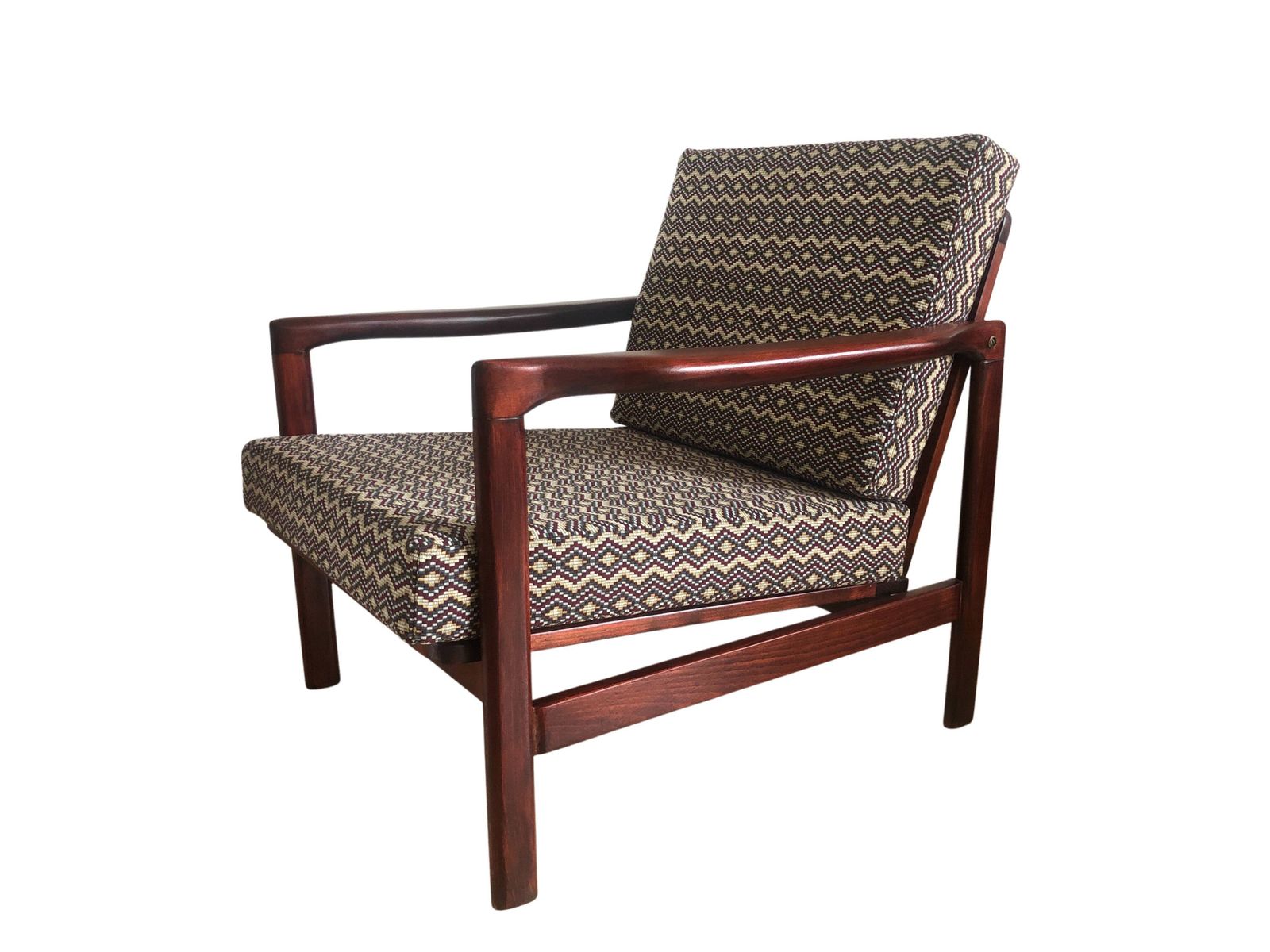 Set Of Two Armchairs By Zenon Bączyk, Gaston Y Daniela Upholstery, Europe, 1960s photo vintage