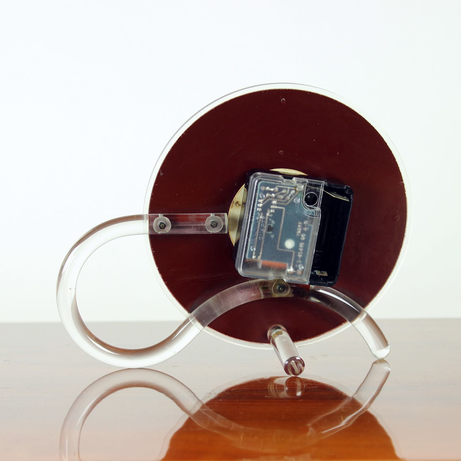 Rare Mid Century Modern Freestanding Clock By Prim, Czechoslovakia, 1960s photo vintage