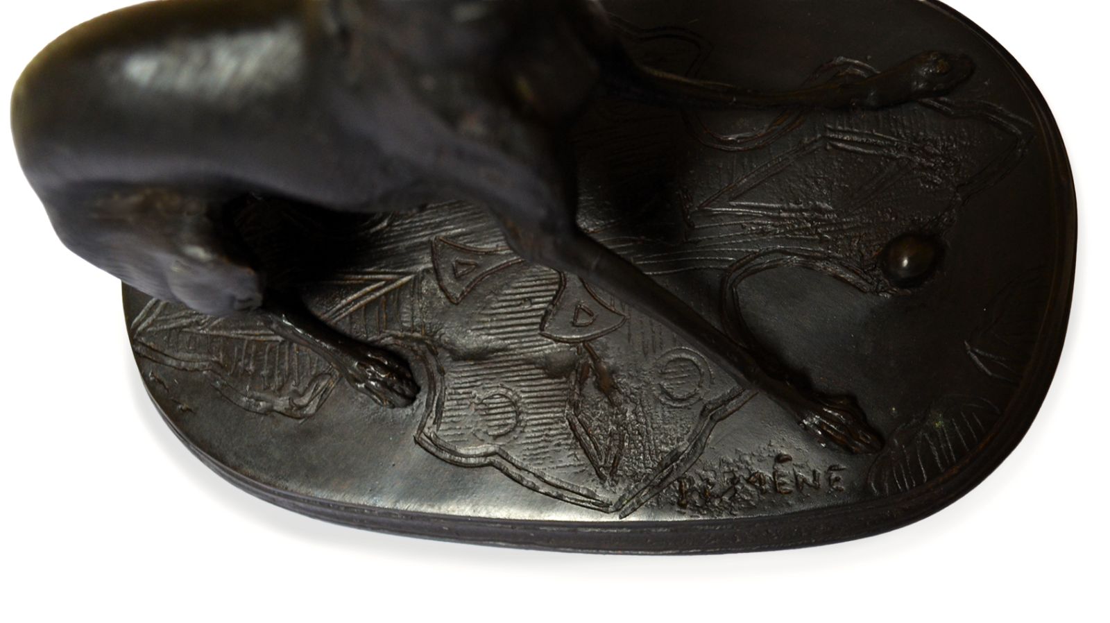 After Pierre Jules Mêne (French, 1810 1879) Bronze 'Giselle  Study Of A Whippet photo 375.0